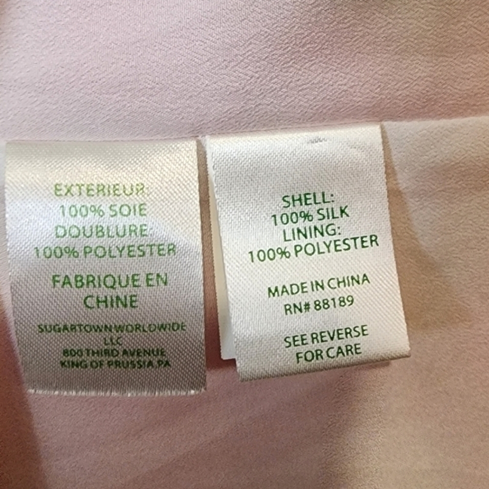 Lilly Pulitzer Flamingo Pink Southern Charm Silk Dusk Mini Dress, Size Small - Picture 4 of 7